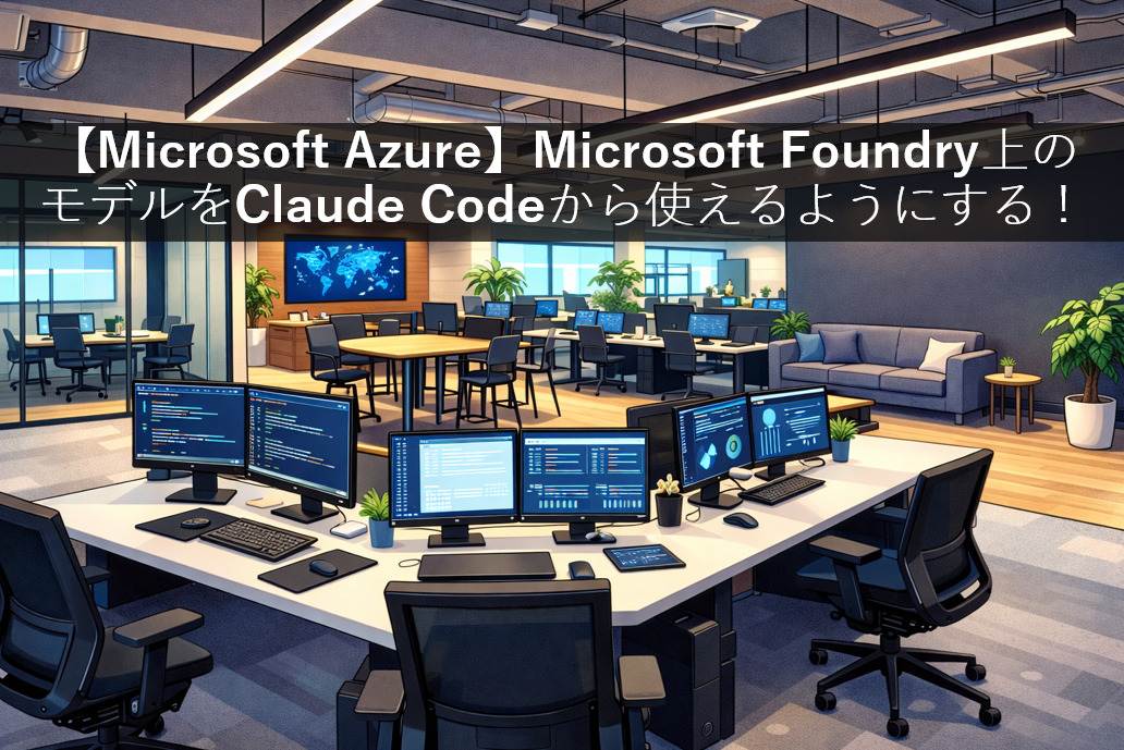 【Microsoft Azure】Microsoft Foundry上のモデルをClaude Codeから使えるようにする！