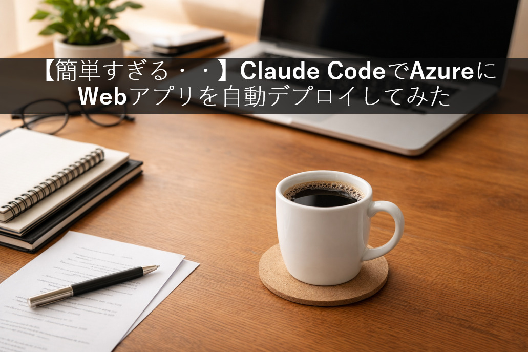 【簡単すぎる・・】Claude CodeでAzureにWebアプリを自動デプロイしてみた
